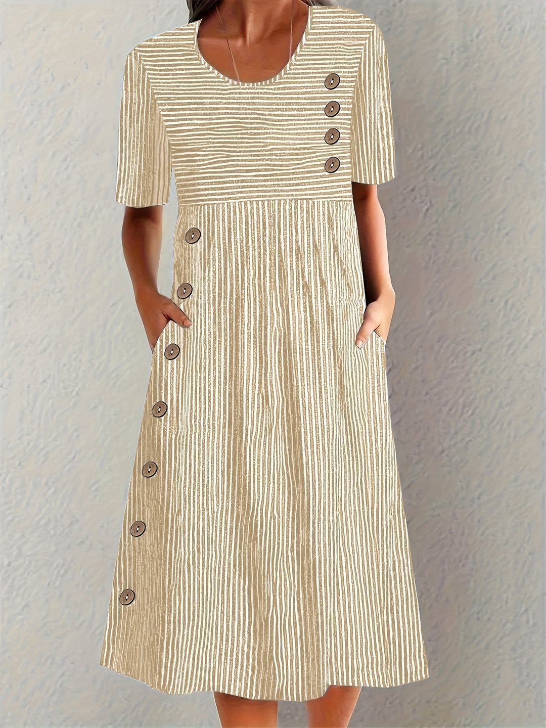 Laura™ | Striped Summer Dress
