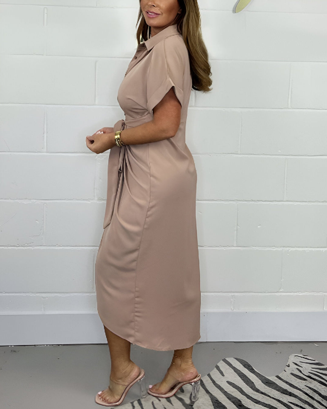 Nirella - Elegant pleated dress