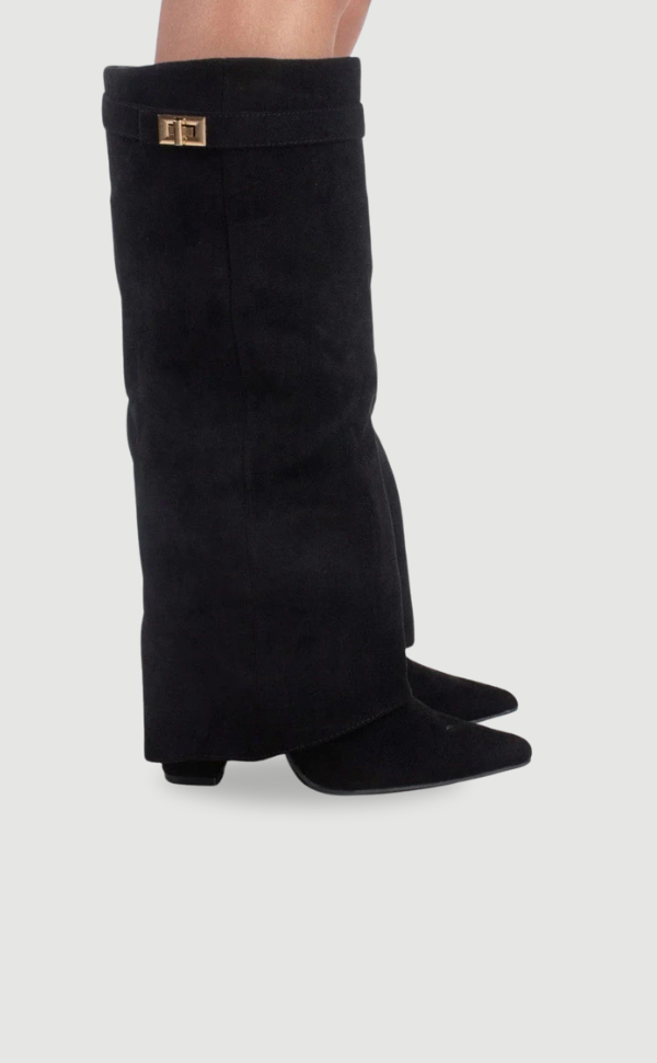 AGATHA™ – Knee-High Flared Top Boots for Women