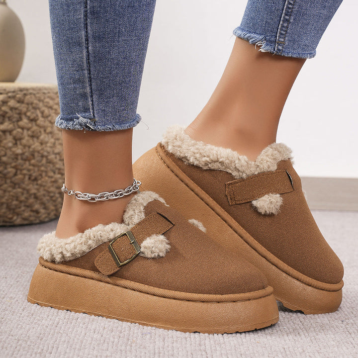 TAZA™ - Comfy Platform Mini Boots Slippers