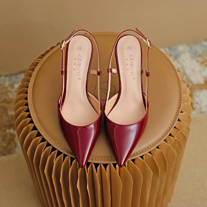 ZURI™ - Elegant Pointed Toe Adjustable Strap Stiletto