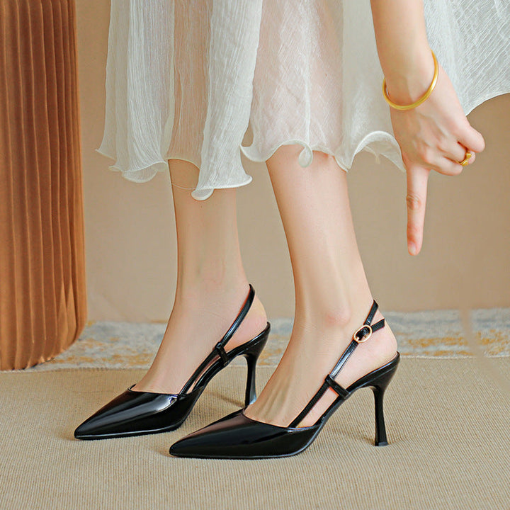 ZURI™ - Elegant Pointed Toe Adjustable Strap Stiletto