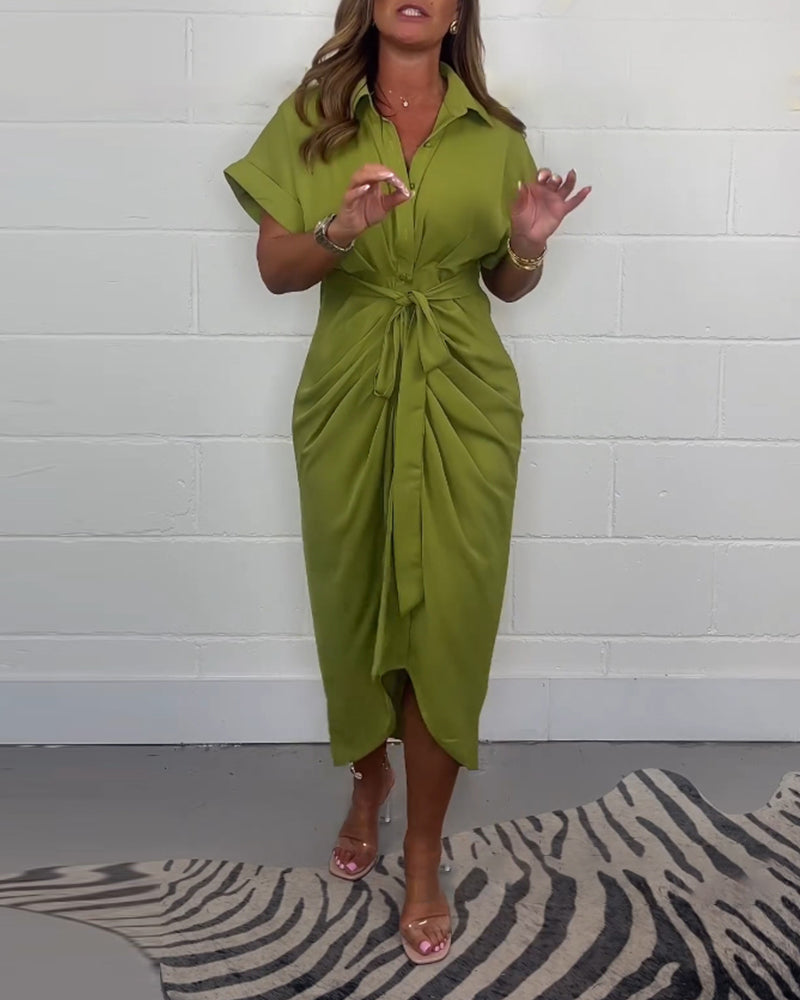 Nirella - Elegant pleated dress