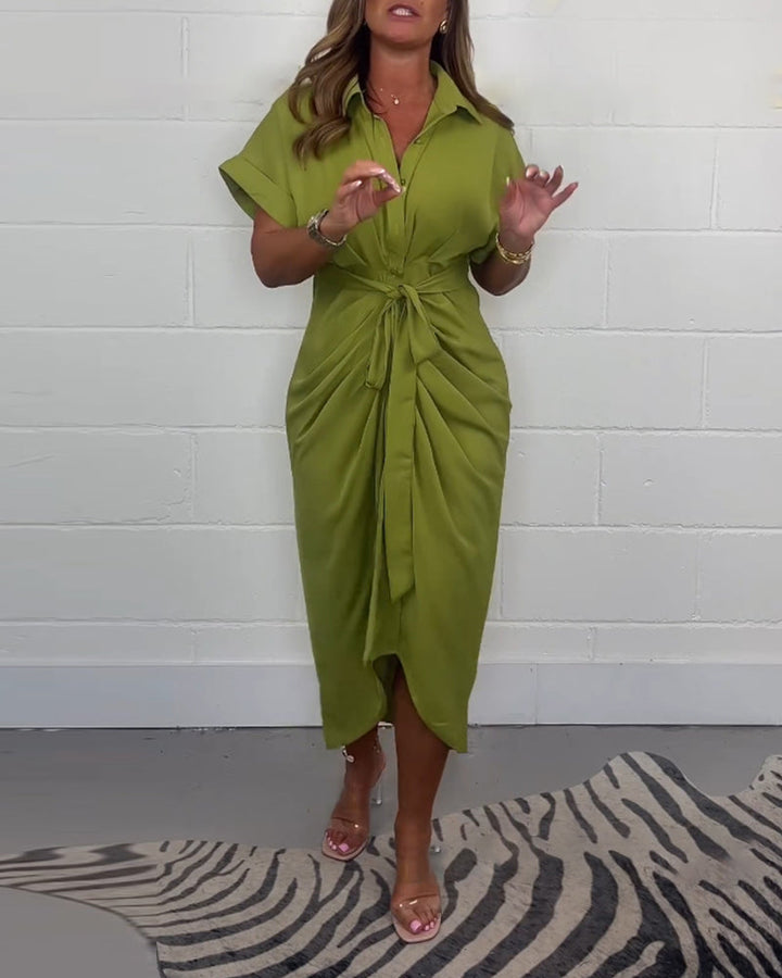 Nirella - Elegant pleated dress