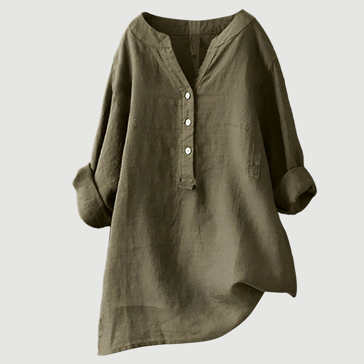 Samantha - casual linen blouse