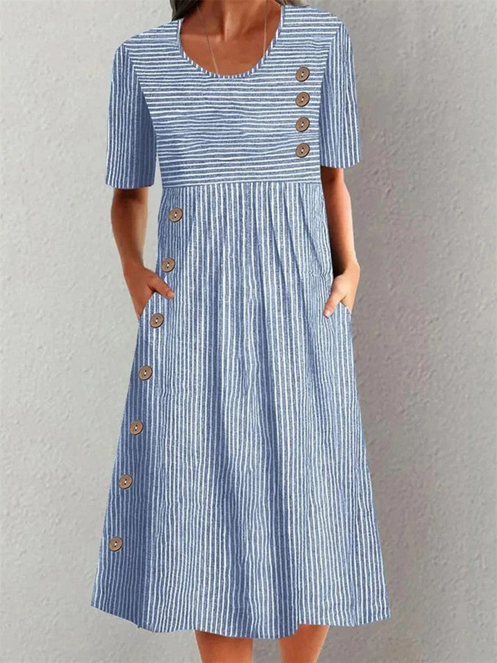 Laura™ | Striped Summer Dress