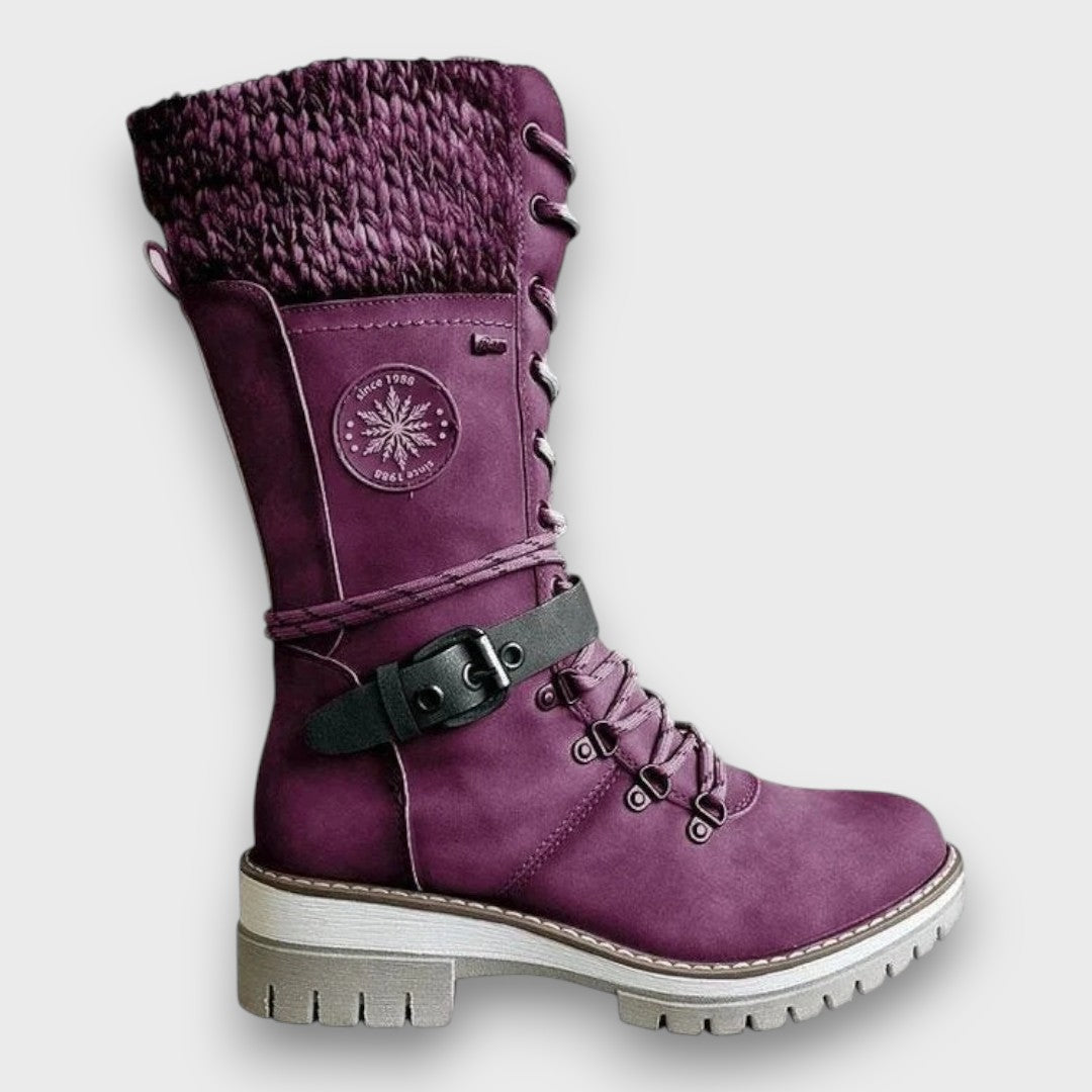 Evelyn™ | Lace-Up Winter Boots