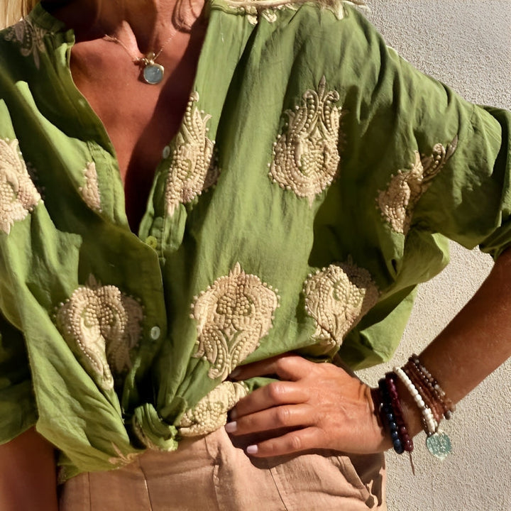 Elina - Chic Ibiza Style Blouse